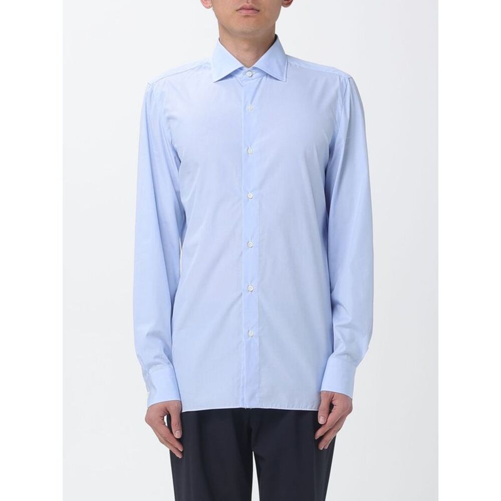 Luigi Borrelli Shirt Men Sky